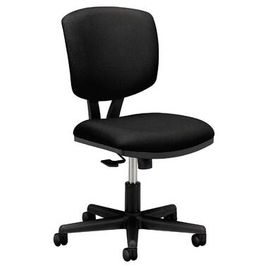 Swivel office discount chair no arms